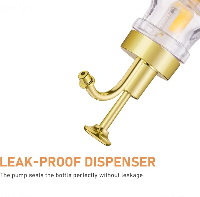 NiHome Syrup Pump Dispenser 2-Pack, Coffee Bar Accessories, Fits 1.3" Bottle - Image 6