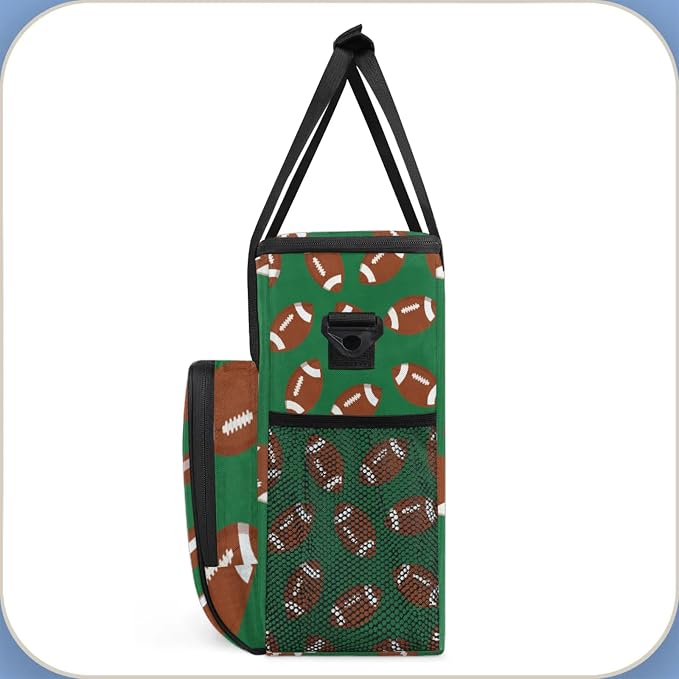 Football Coffee Maker Travel Bag, Football Large Carrying Storage Case - Image 4