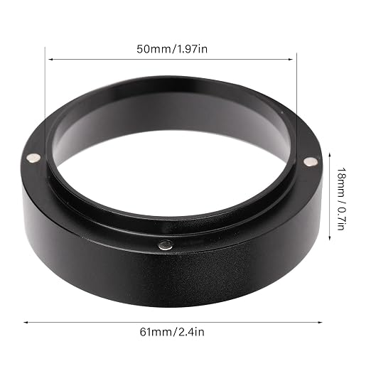 51mm Dosing Funnel, Aluminum Coffee Powder Ring, Safe Espresso Accessories Can - Image 6