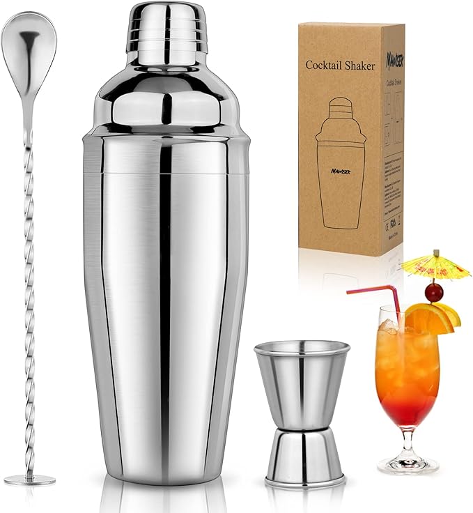 24oz Cocktail Shaker Set Martini Shaker Set Bartender Set by Mawisek