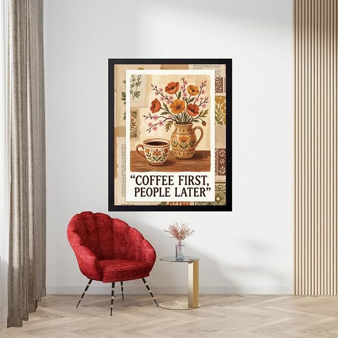 Lawrence Williams Designs Coffee First People Later Poster - Image 3