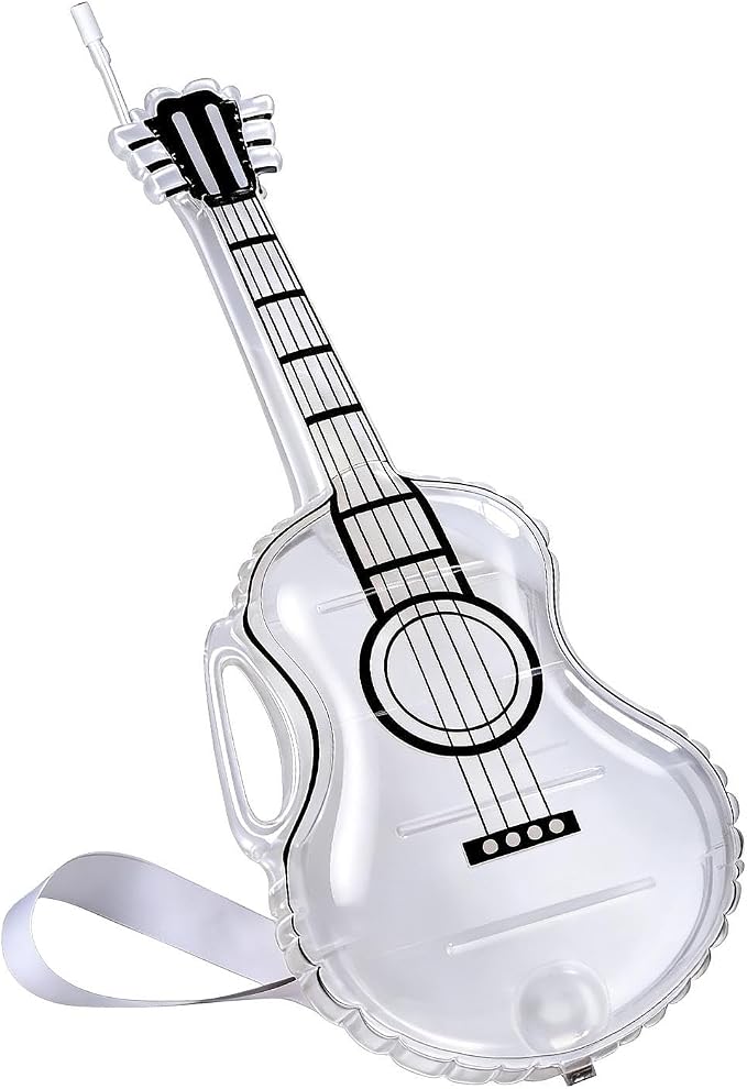 Guitar Whiskey Decanter, Leak-Proof Design, Music Lover Glass Decanter by Unknown