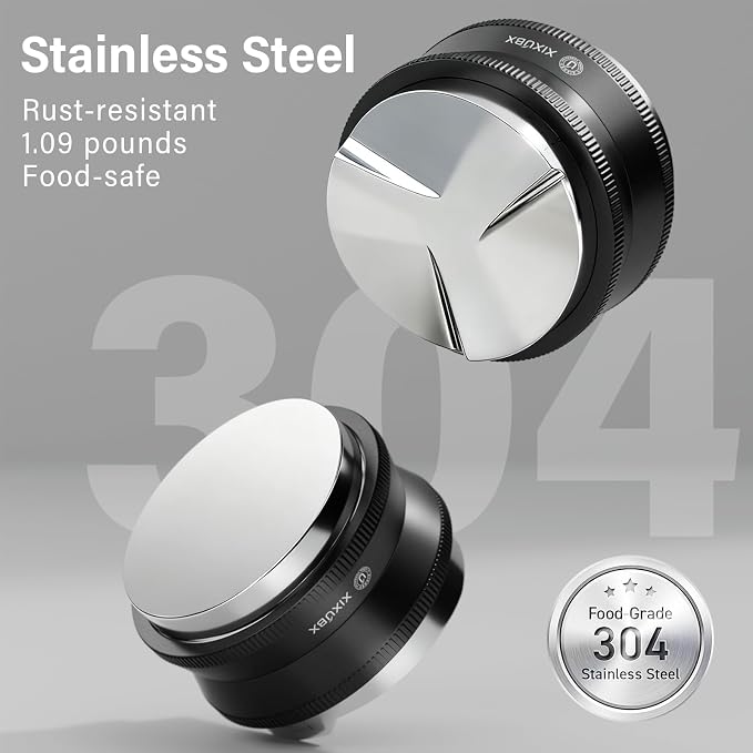 XIXUBU 51mm Espresso Tamper, 2-in-1 Espresso Distributor & Tamper - Image 5