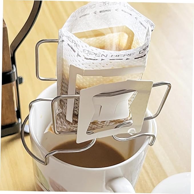 MAGICLULU Fine Mesh Strainer Hanging Ear Drip Holder Drip Bag Stand Cup Filter - Image 3