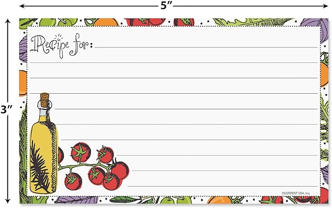 Current Veggie Recipe Cards - Image 2