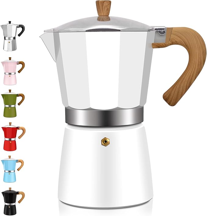 3 Cup Aluminum Espresso Stovetop Moka Pot Express Coffee Maker Percolator by Theperfectcombinationofcoffeehomeandhealthylivingmakingeverydayadayofrituals