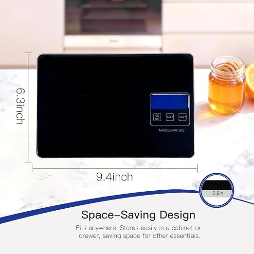MegaWise Precision Food Scale, 33lb Waterproof Rechargeable Digital Kitchen - Image 8