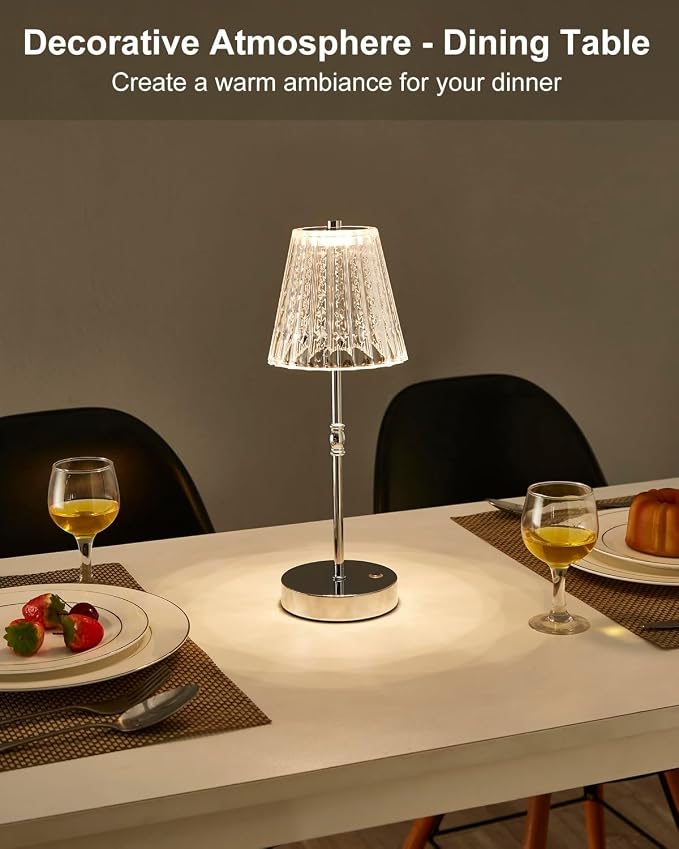SAIWEYA Cordless Table Lamp, 5000mAh Rechargeable Battery Operated Portable Lamp - Image 7