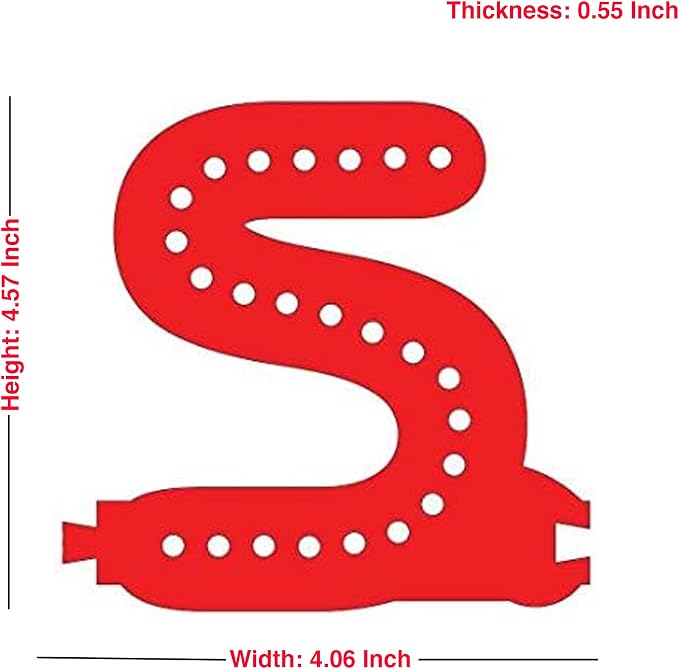 M&T Displays LED Marquee Letter Lights Modular Red Light Up Alphabet Initial S - Image 5