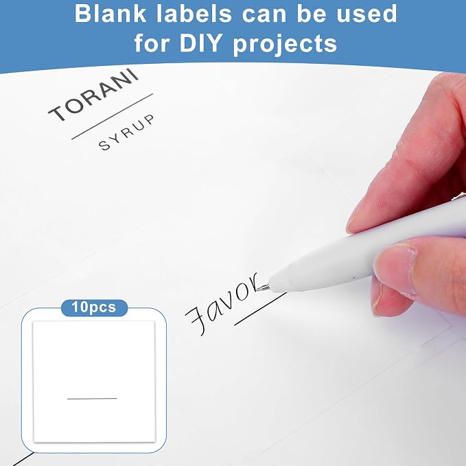 84PCS Coffee Syrup Labels - Image 4