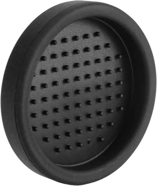 DIBTSA Tamper Mat, Mini Silicone Countertop Espresso Tamping Mat, Cup Mat, Barista Tools, Espresso Accessories, Round, Black