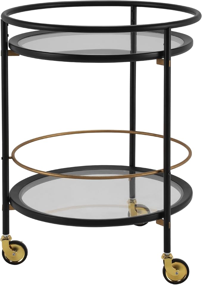 GDFStudio Modern Round Bar Cart - Image 5
