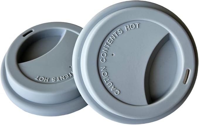 Silicone Cup Covers, Reusable Silicone Lids by NumRealmNumberIDTagsLabels