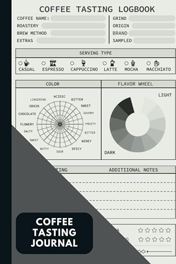 Coffee Tasting Journal: Coffee Roasting Logbook by Unknown