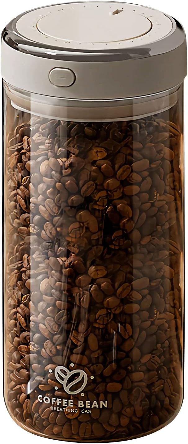 Coffee Bean Canister, 57OZ Food Grade Coffee Bean Sealed Jar by Aerbee