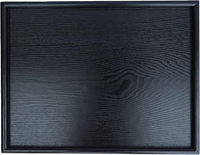 16 x 11 Inches Extra Large Solid Wood Serving Tray by XKXKKE
