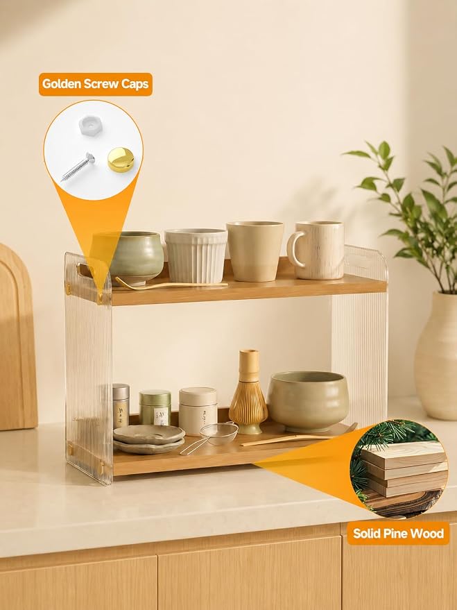 2 Tier Coffee Station Organizer - Image 3