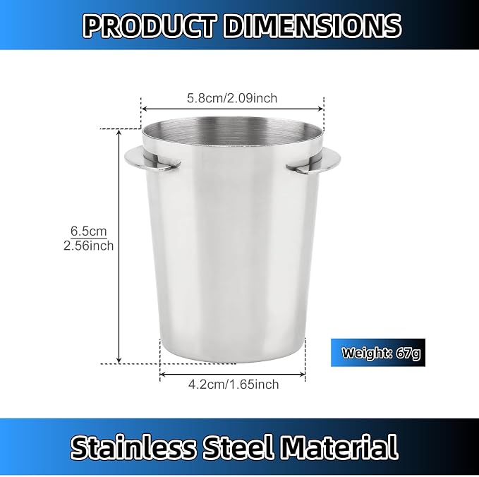 Coffee Dosing Cup 58mm Coffee Powder Cup Coffee Machine Accessories Espresso - Image 2