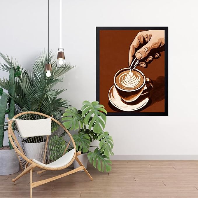 Lawrence Williams Designs Latte Art Coffee Poster - Image 4