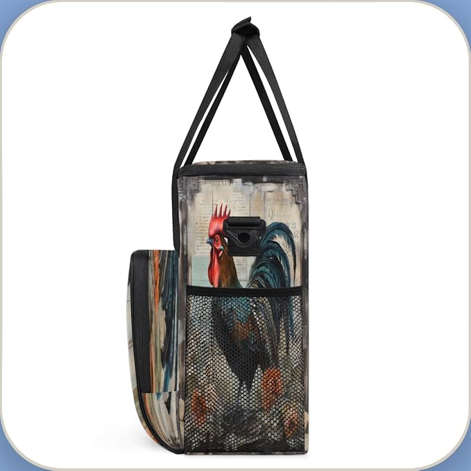 Rustic Chicken Rooster Coffee Machine Bag Compatible - Image 4