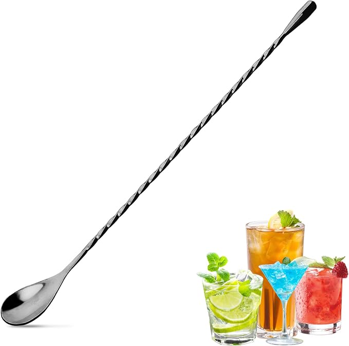 12 Inches Bar Spoon, Long Handle Mixing Stirrers by eispap