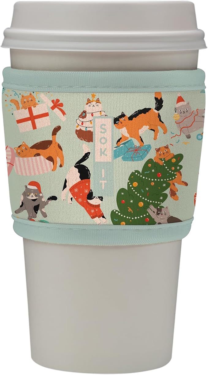 Sok It HotSok Coffee & Tea Reusable Insulated Neoprene Cup Sleeve by SokIt