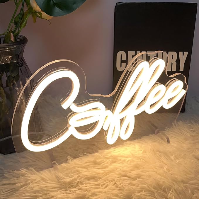 Coffee Table Number Neon Sign Desk Lamp Night Light Wedding Letter LED Neon - Image 3