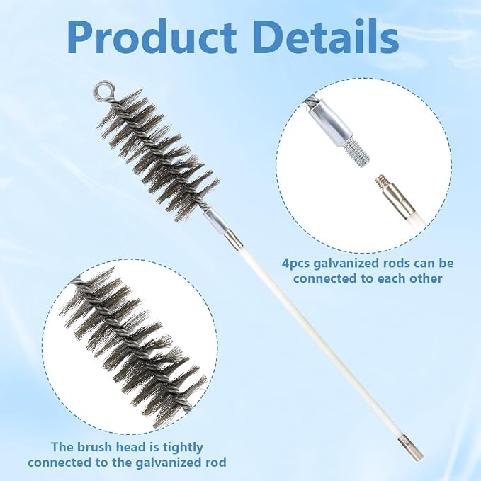 50 Inch Pipe Cleaning Brush - Image 3