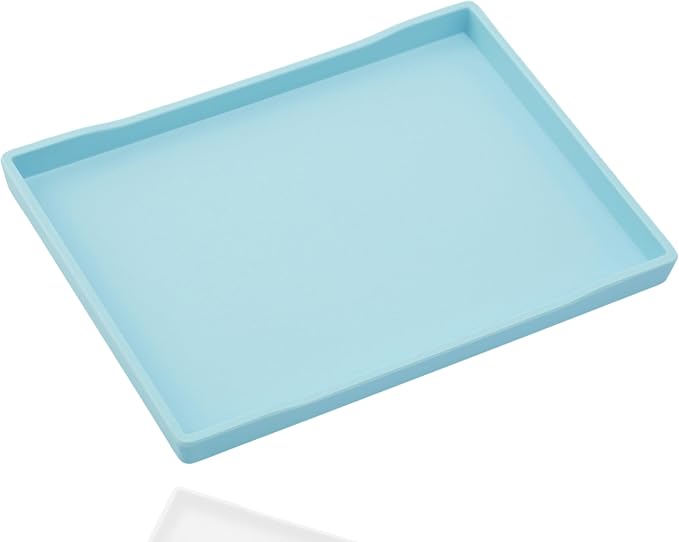 Blue Serving Tray for Gathering Small Items | Serving Accessory for Desserts by VCREATC-VCREATEFORCUSTOMER