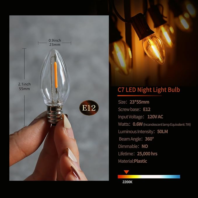 LED Night Light Bulb, Led Replacement Bulbs - Image 2