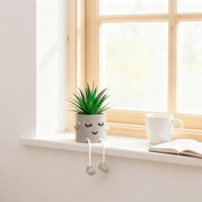 Small Artificial Succulent Plant in Pot 3PCS - Image 4