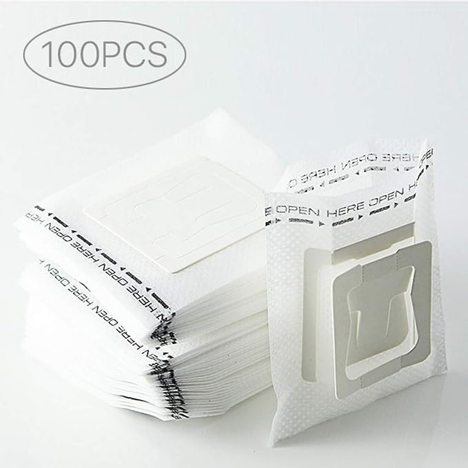 100Pcs Portable Coffee Filter Paper Hanging Ear Drip Coffee Bag Single Serve - Image 4