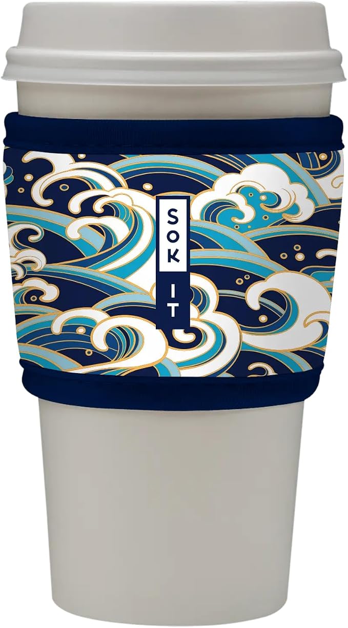 Sok It HotSok Coffee & Tea Reusable Insulated Neoprene Cup Sleeve by SokIt