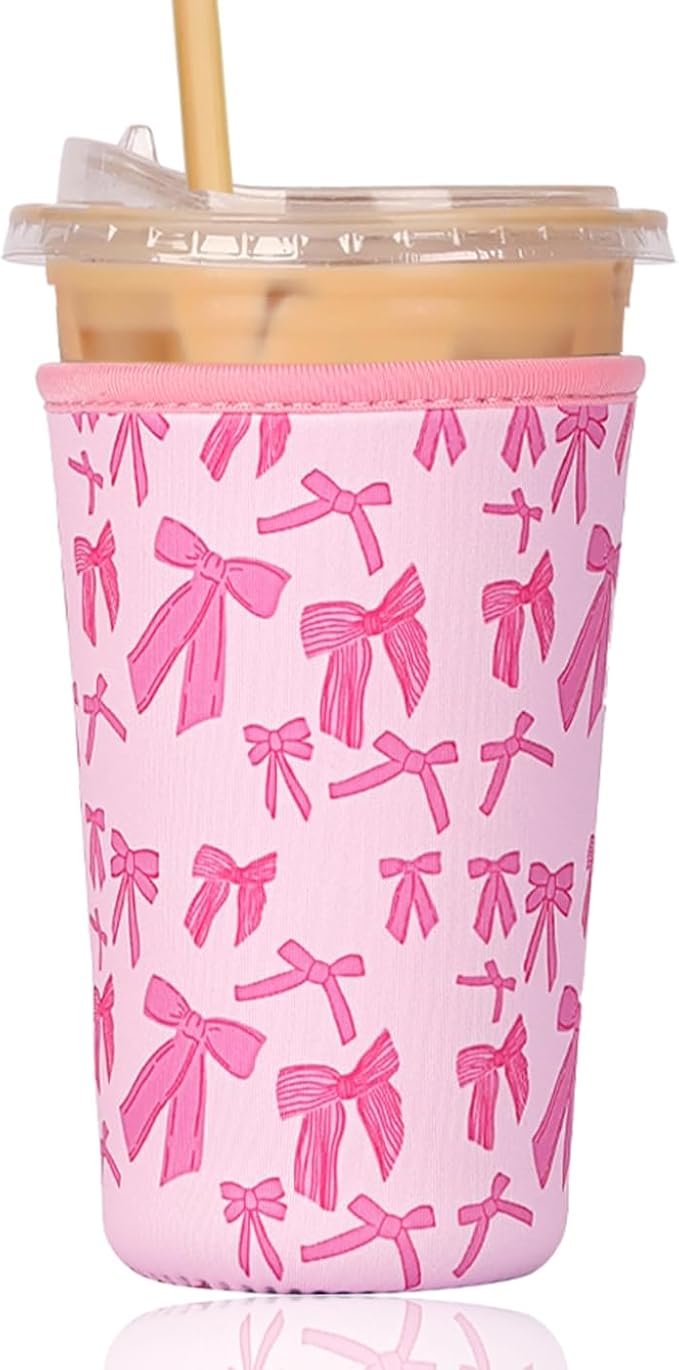 Reusable Insulated Sleeve for Iced Coffee Cup, Coffee Neoprene Sleeve for Cold by Unknown