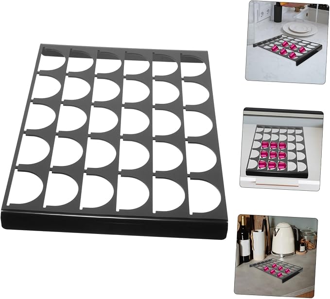 Gadpiparty Acrylic Coffee Capsule Holder Rack Slots Organizer - Image 3