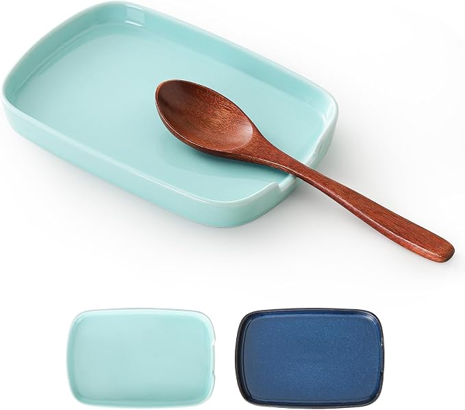 ABRUTY Spoon Rest for Stove Top, Ceramic Spoon Holder for Counter, Modern by ABRUTY