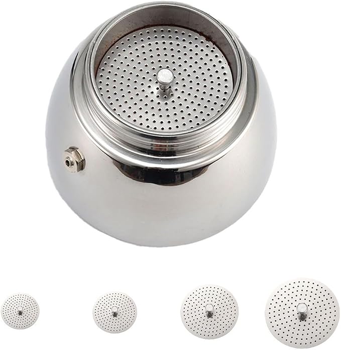 Stainless Steel for Coffee Reducer, Espresso Maker Replacement, Moka Pot Filter - Image 2