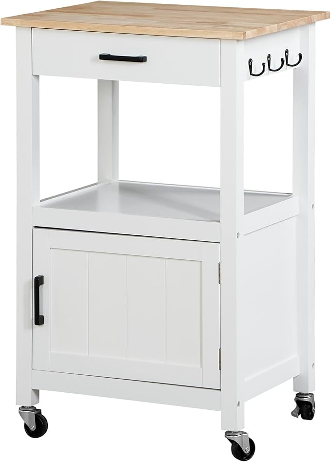 Nova Microdermabrasion Kitchen Island Cart on Wheels, Rolling Kitchen Cart by NovaMicrodermabrasion