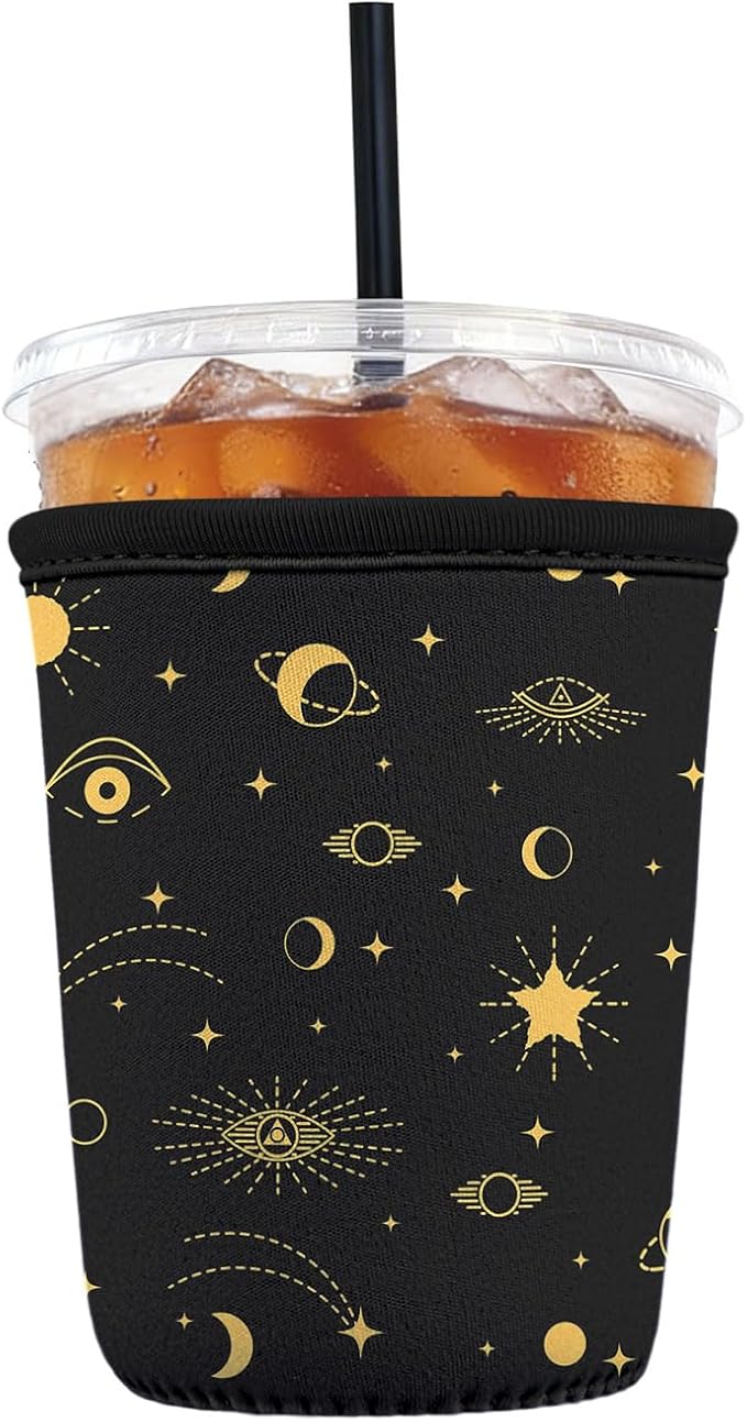 Reusable Insulated Neoprene Iced Coffee Sleeve by Cavllson