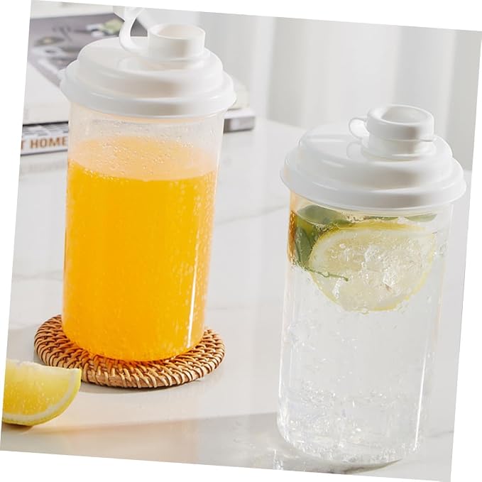 2pcs Reusable Juice Bottle Cold Brew Cup Insulated Sports Water Bottle - Image 3
