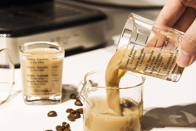 Espresso Shot Glass Liquid Heavy Sturdy Glass Shot Glasses Measuring cup Wine - Image 6