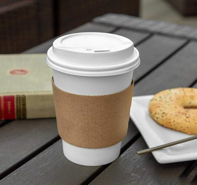 FMP Brands Kraft Coffee Cup Sleeves Disposable - Image 7
