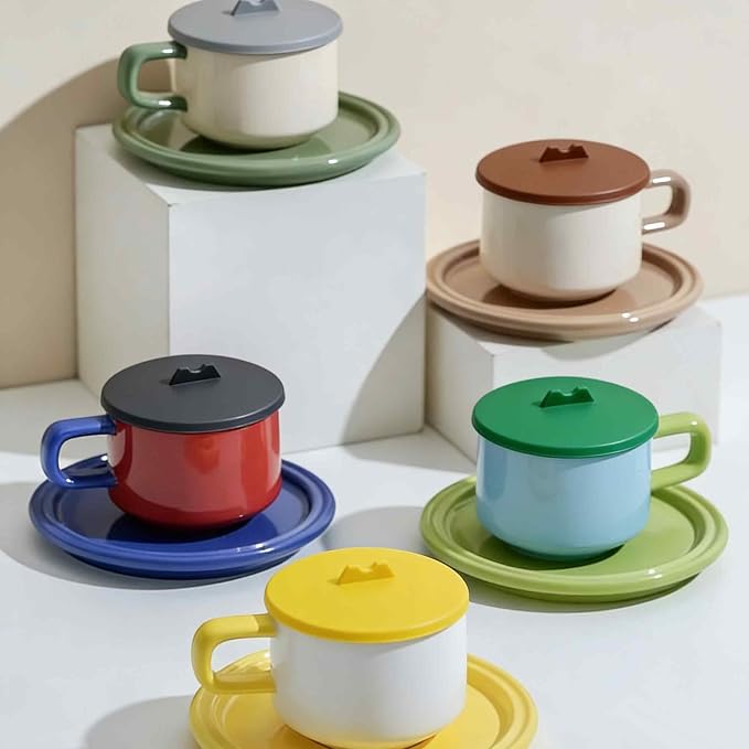 6PCS 3.94 Inch Silicone Cup Lids, 3color Universal Mug Covers - Image 3