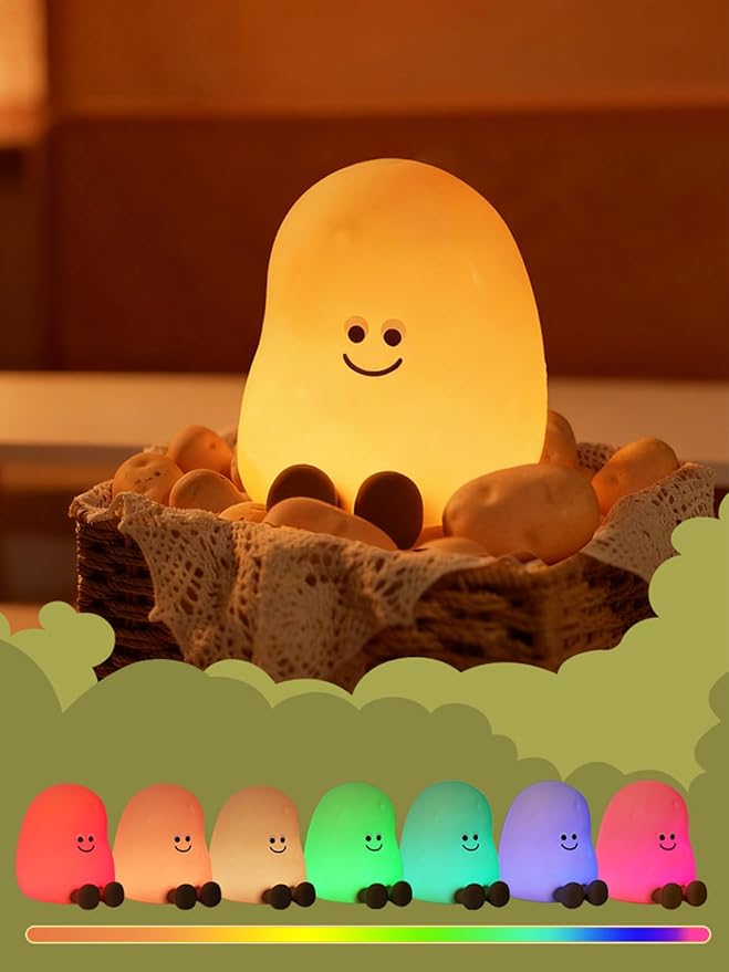 QANYI Squishy Potato Night Light - Image 2