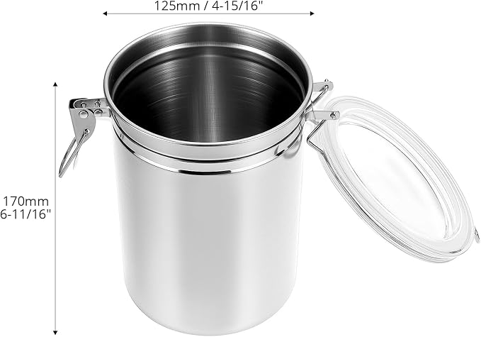 QWORK 4 Pack 62OZ Stainless Steel Canister Set - Image 5