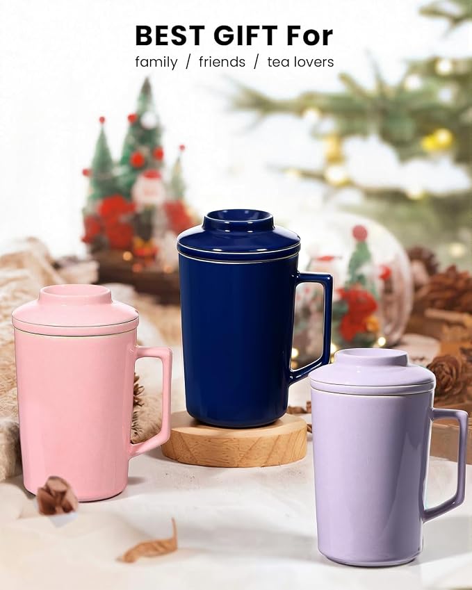 15 OZ Porcelain Tea Infuser Cup - Image 6