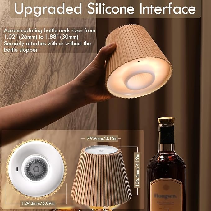 WILIT Wireless Bottle Lamp Shades - Image 6