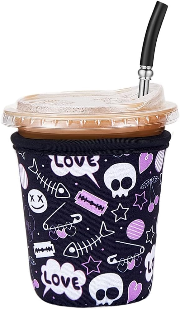 Iced Coffee Sleeve Reusable Small 16-20oz by Cavllson