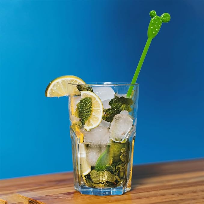 6 Pcs Cocktail Swizzle Sticks, Decorative Cocktail Stirrers - Image 4
