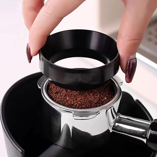 58mm Dosing Funnel, Aluminum Coffee Dosing Ring Espresso Portafilter Funnel - Image 7